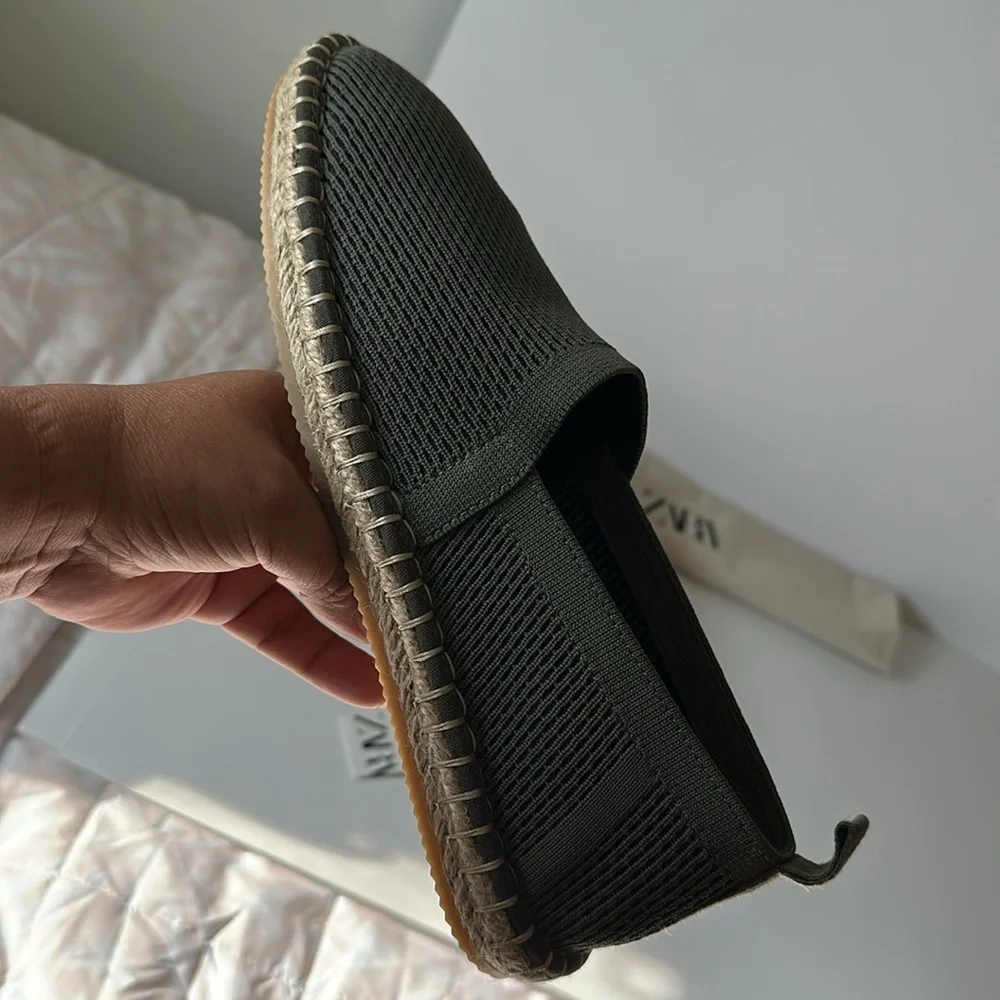 Zara  Men’s Green Espadrilles Size 9
